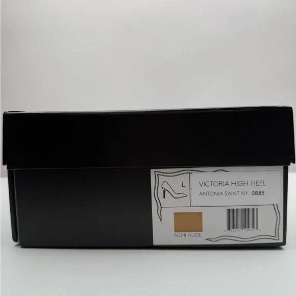 NIB Antonia Saint NY Women’s Victoria High Heel Size 8.5 in Nude